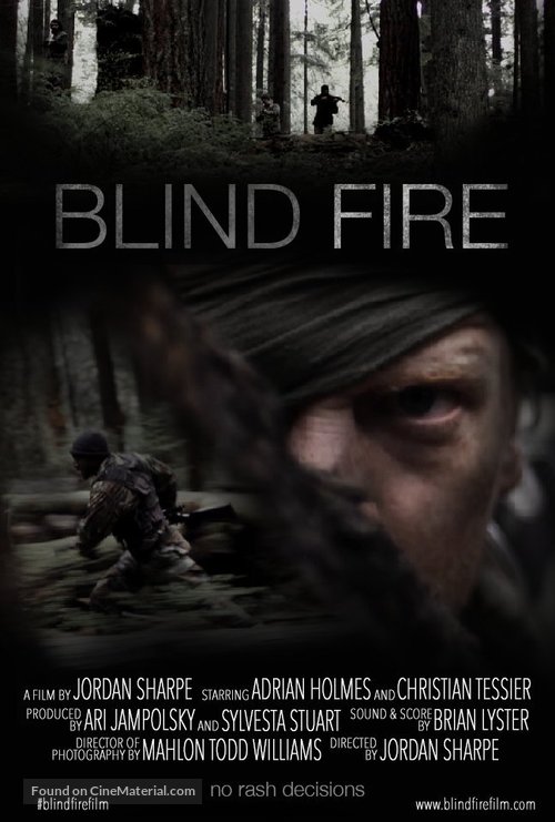 Blind Fire - Canadian Movie Poster