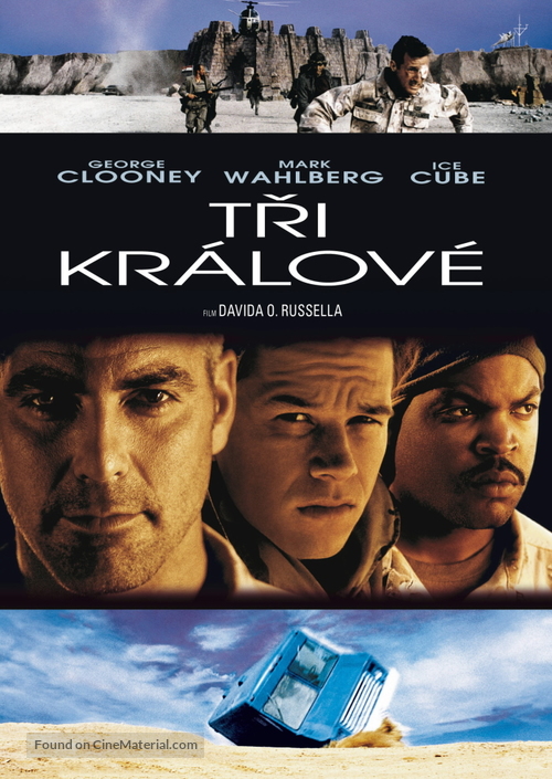 Three Kings - Czech DVD movie cover