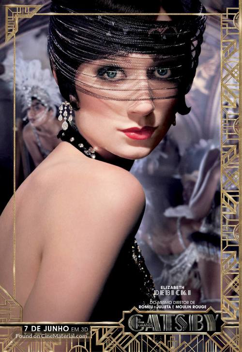 The Great Gatsby - Brazilian Movie Poster