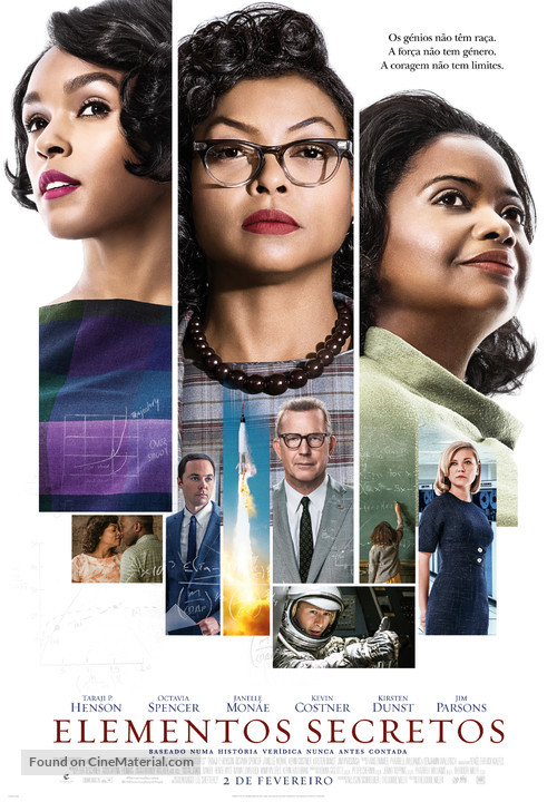 Hidden Figures - Portuguese Movie Poster