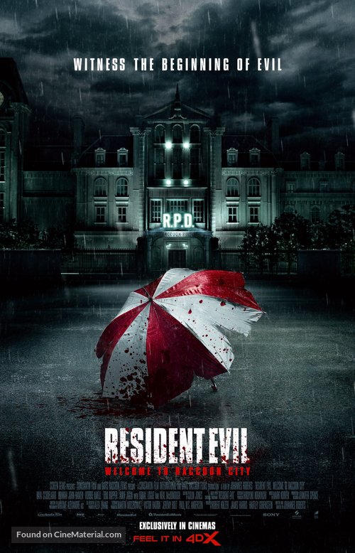 Resident Evil: Welcome to Raccoon City - Indonesian Movie Poster