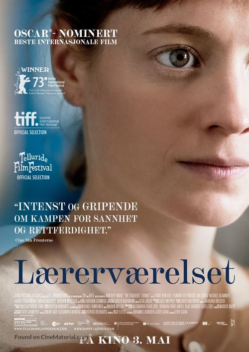 Das Lehrerzimmer - Norwegian Movie Poster