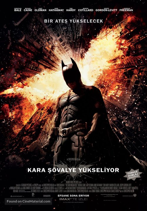 The Dark Knight Rises - Turkish Movie Poster