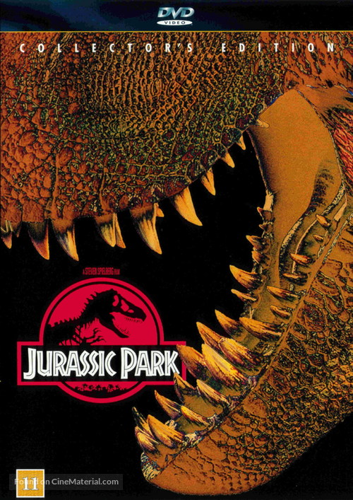 Jurassic Park - Danish DVD movie cover