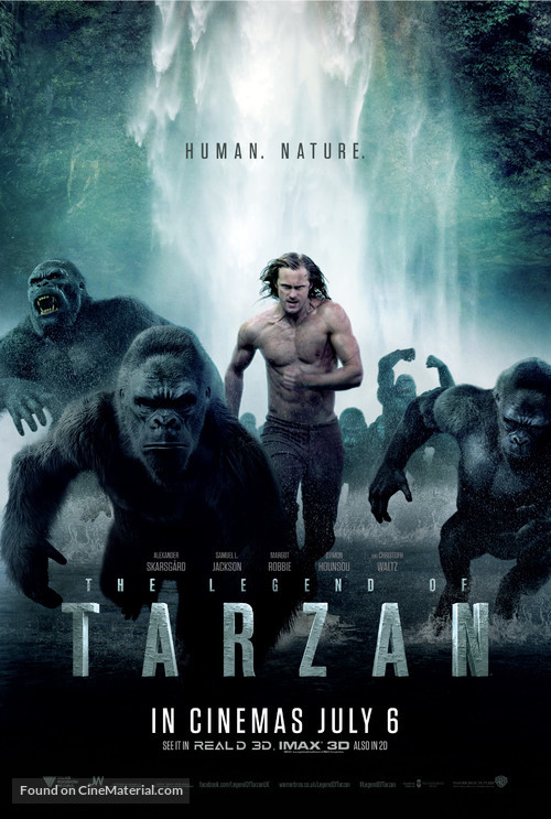 The Legend of Tarzan - British Movie Poster