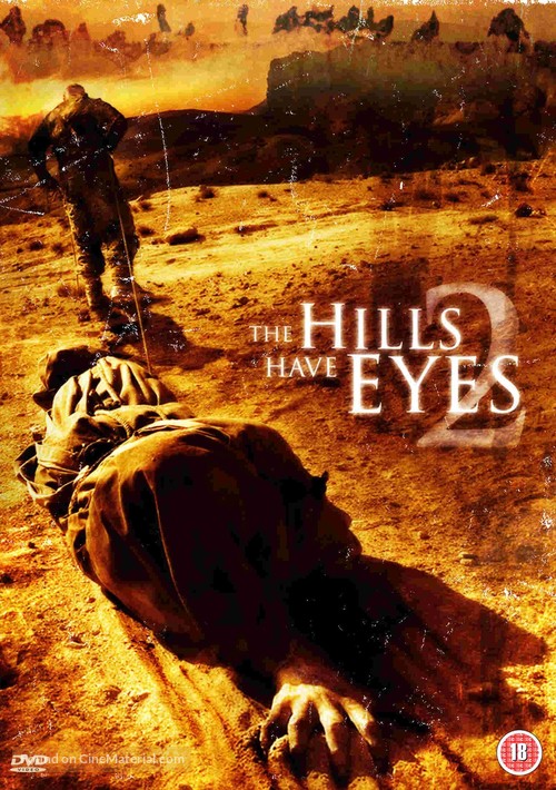 The Hills Have Eyes 2 - British DVD movie cover