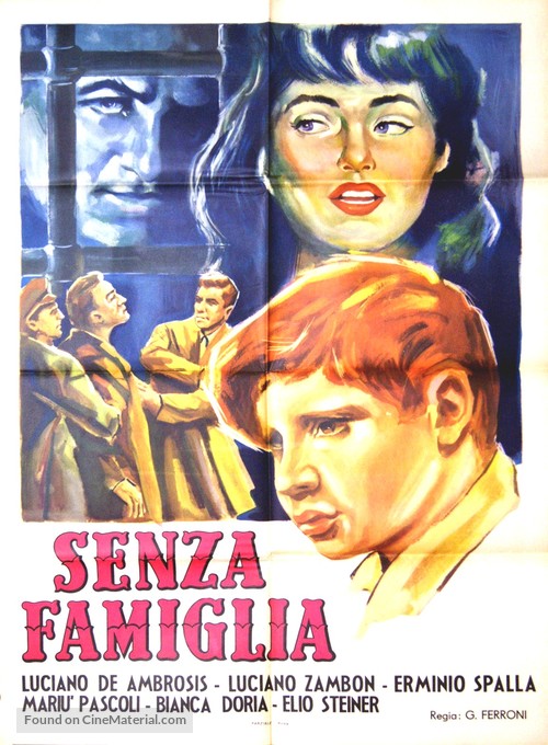 Senza famiglia - Italian Movie Poster