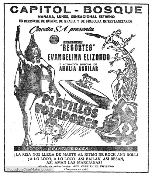 Los platillos voladores - Spanish poster