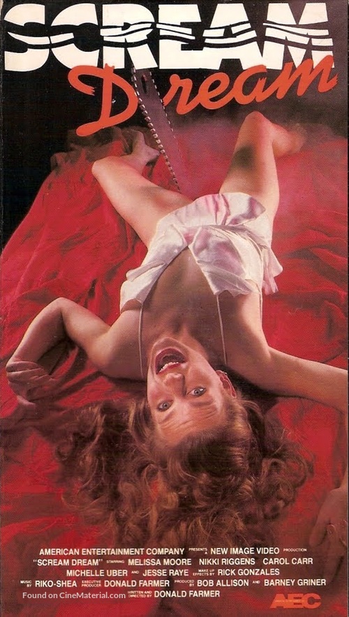 Scream Dream - VHS movie cover