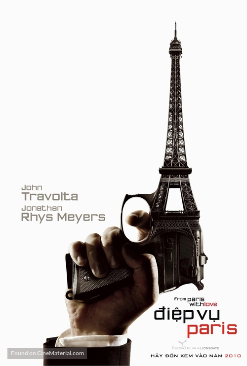 From Paris with Love - Vietnamese Movie Poster