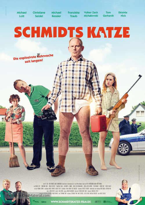 Schmidts Katze - German Movie Poster