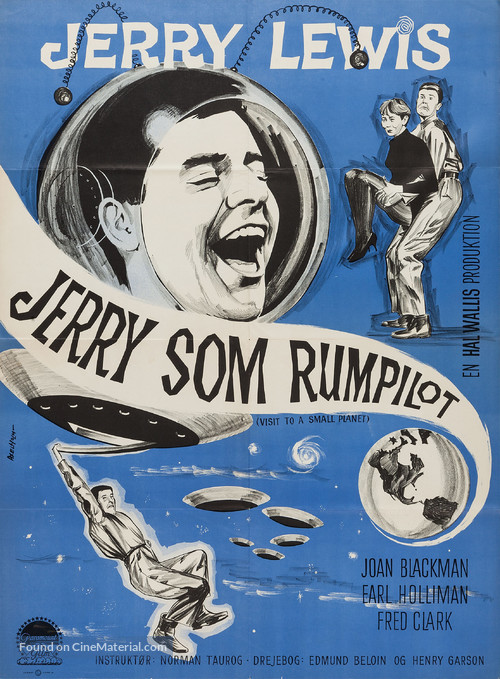 Visit to a Small Planet - Danish Movie Poster