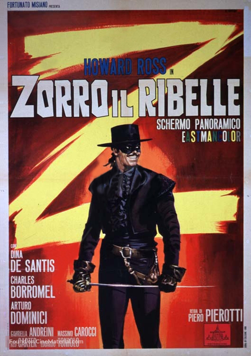 Zorro il ribelle - Italian Movie Poster