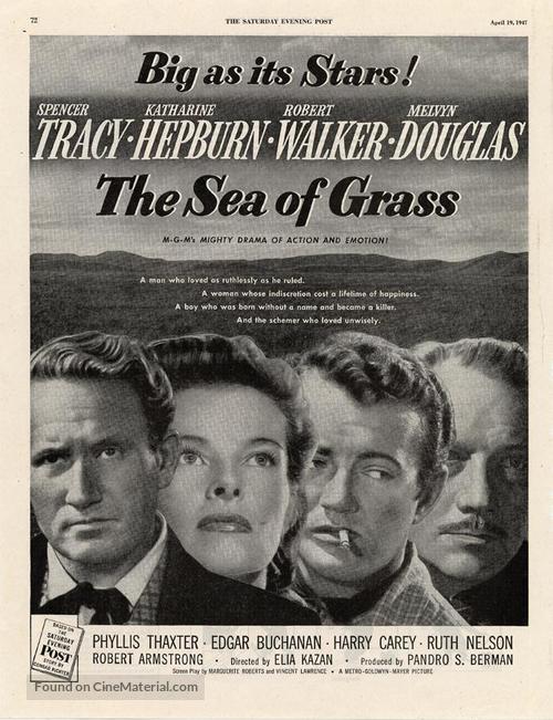 The Sea of Grass - poster