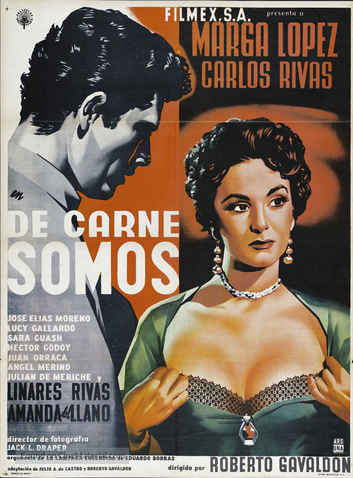 De carne somos - Mexican Movie Poster