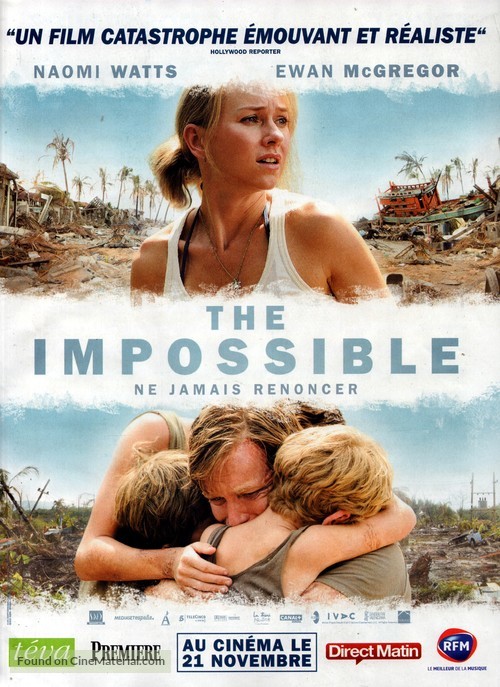 Lo imposible - French Movie Poster