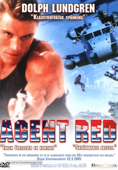 Agent Red - Swedish DVD movie cover