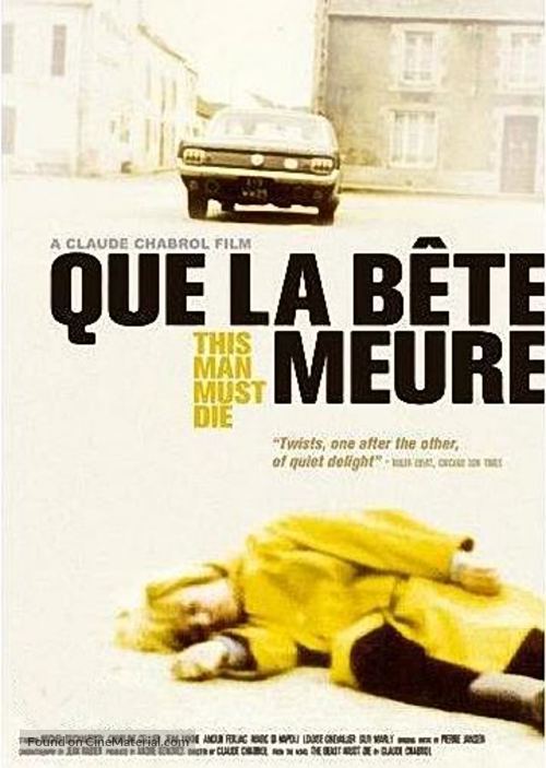 Que la b&ecirc;te meure - British Movie Poster