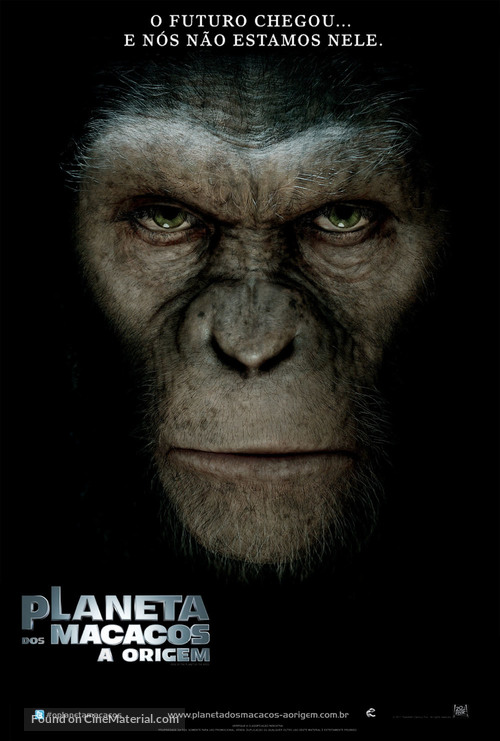 Rise of the Planet of the Apes - Brazilian Movie Poster