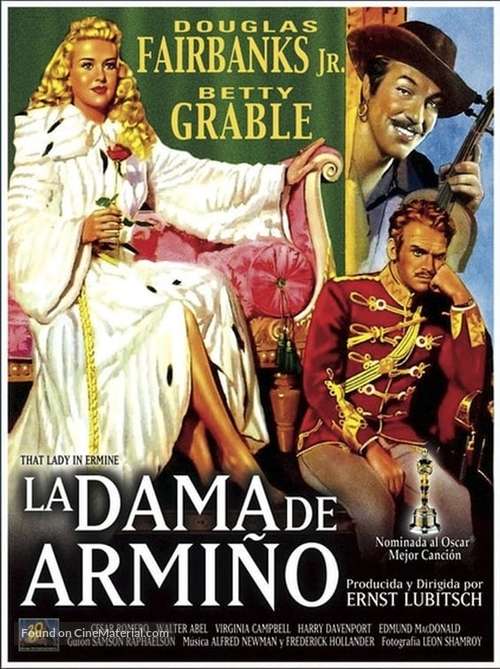 That Lady in Ermine - Spanish Movie Cover