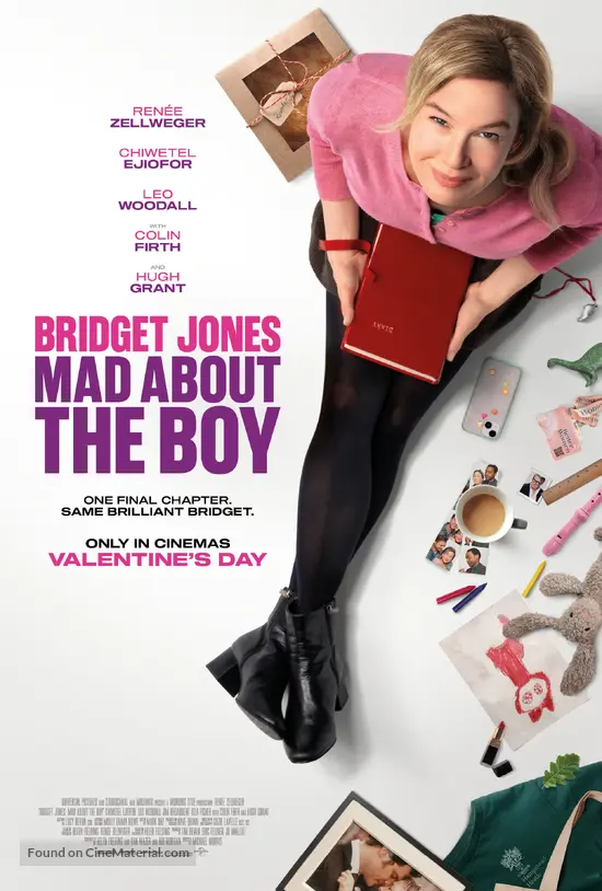 Bridget Jones: Mad About the Boy - British Movie Poster