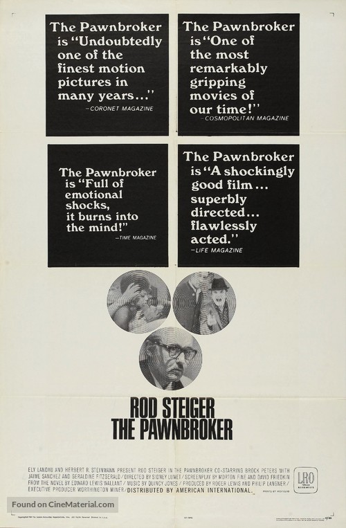 The Pawnbroker - Movie Poster