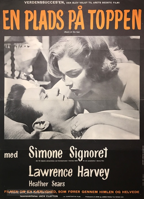 Room at the Top - Danish Movie Poster