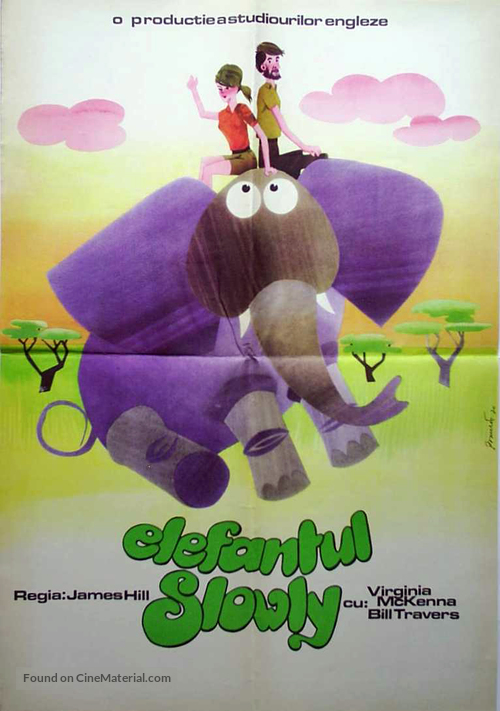 An Elephant Called Slowly - Romanian Movie Poster