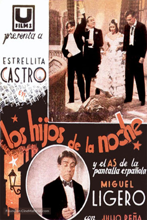 Los hijos de la noche - Spanish Movie Poster