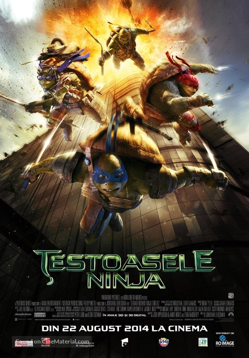 Teenage Mutant Ninja Turtles - Romanian Movie Poster