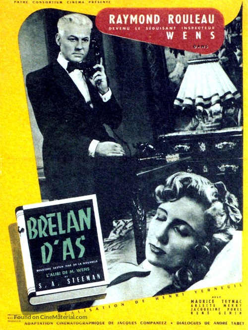 Brelan d&#039;as - French Movie Poster