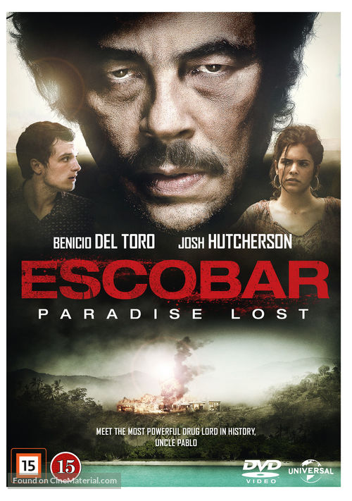 Escobar: Paradise Lost - Danish DVD movie cover