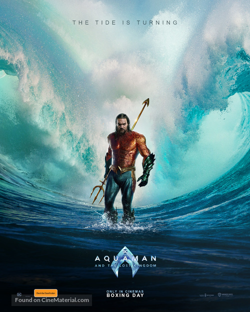 Aquaman and the Lost Kingdom - Australian Movie Poster