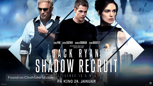 Jack Ryan: Shadow Recruit - Norwegian Movie Poster