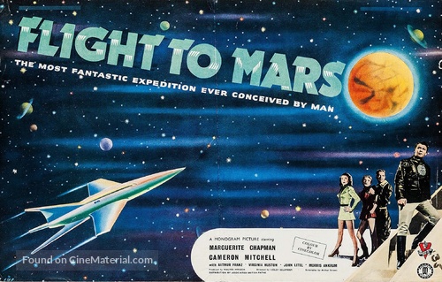 Flight to Mars - British poster
