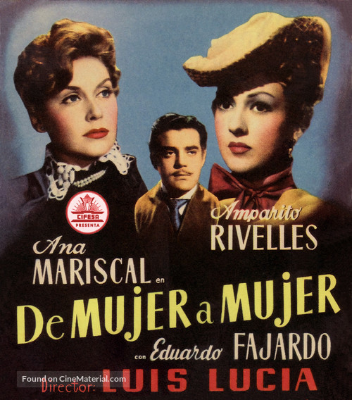 De mujer a mujer - Spanish Movie Poster