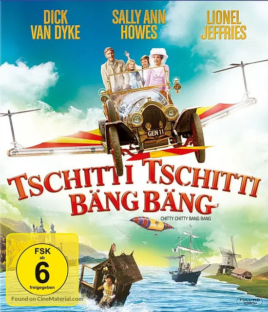 Chitty Chitty Bang Bang - German Movie Cover