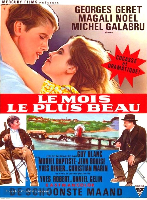 Le mois le plus beau - Belgian Movie Poster