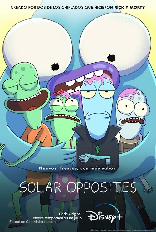 &quot;Solar Opposites&quot; - Spanish Movie Poster