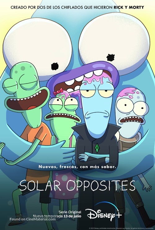 &quot;Solar Opposites&quot; - Spanish Movie Poster