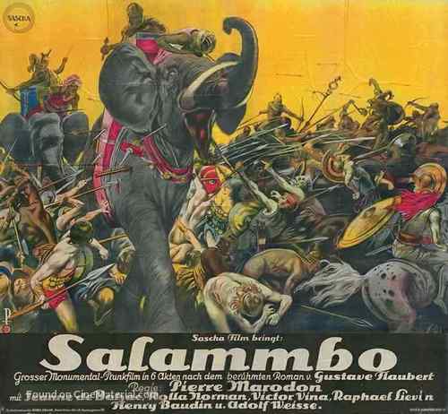 Salammb&ocirc; - German Movie Poster