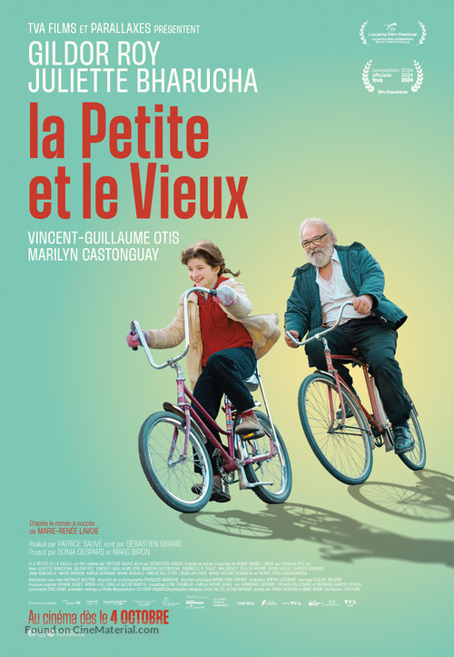 La Petite et le Vieux - Canadian Movie Poster