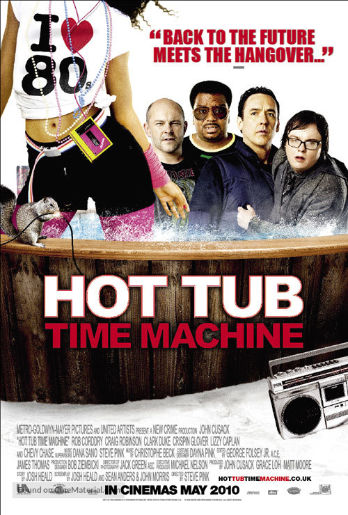 Hot Tub Time Machine - British Movie Poster