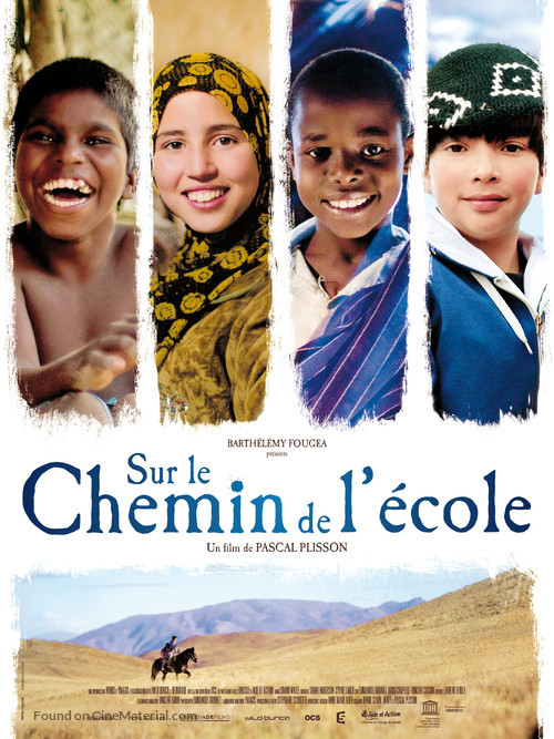 Sur le chemin de l&#039;&eacute;cole - French Movie Poster