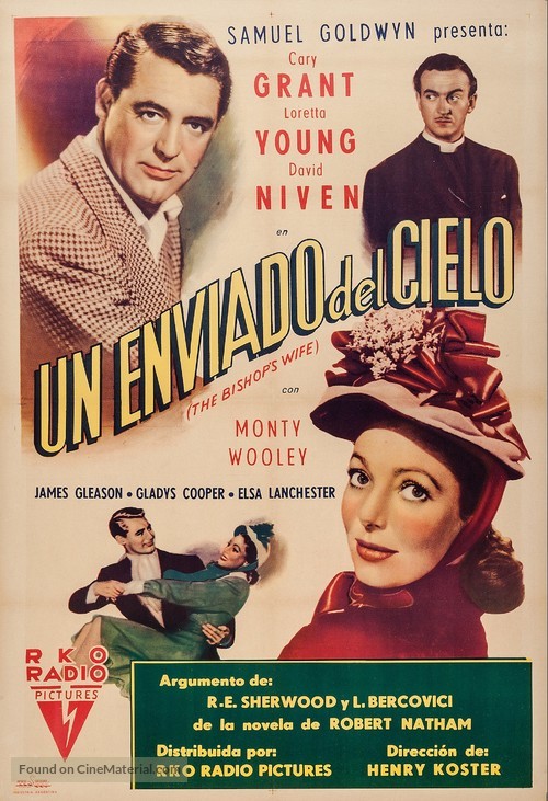 The Bishop&#039;s Wife - Argentinian Movie Poster