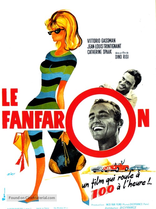 Il sorpasso - French Movie Poster