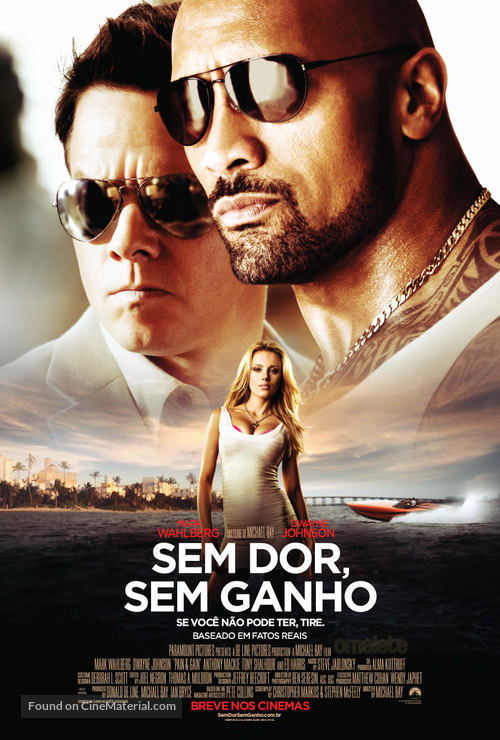 Pain &amp; Gain - Brazilian Movie Poster