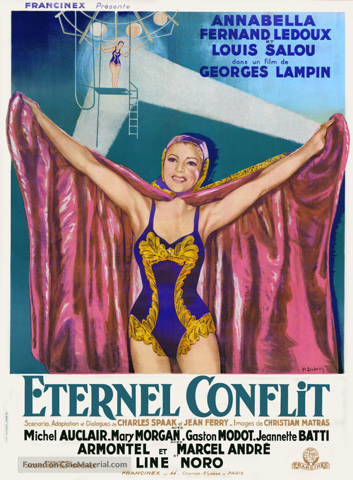 &Eacute;ternel conflit - French Movie Poster