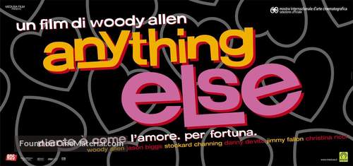 Anything Else - Italian Movie Poster