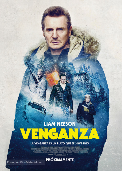 Cold Pursuit - Argentinian Movie Poster